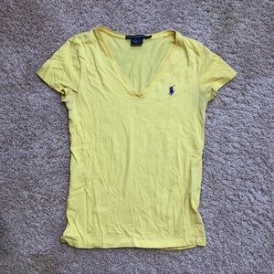 Ralph Lauren Logo Women’s Sport Shirt Yellow Med